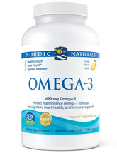 OMEGA 3 Zitronengeschmack 180 Kapseln NORDIC NATURALS